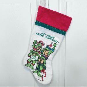 Vintage felt Ninja Turtles stocking